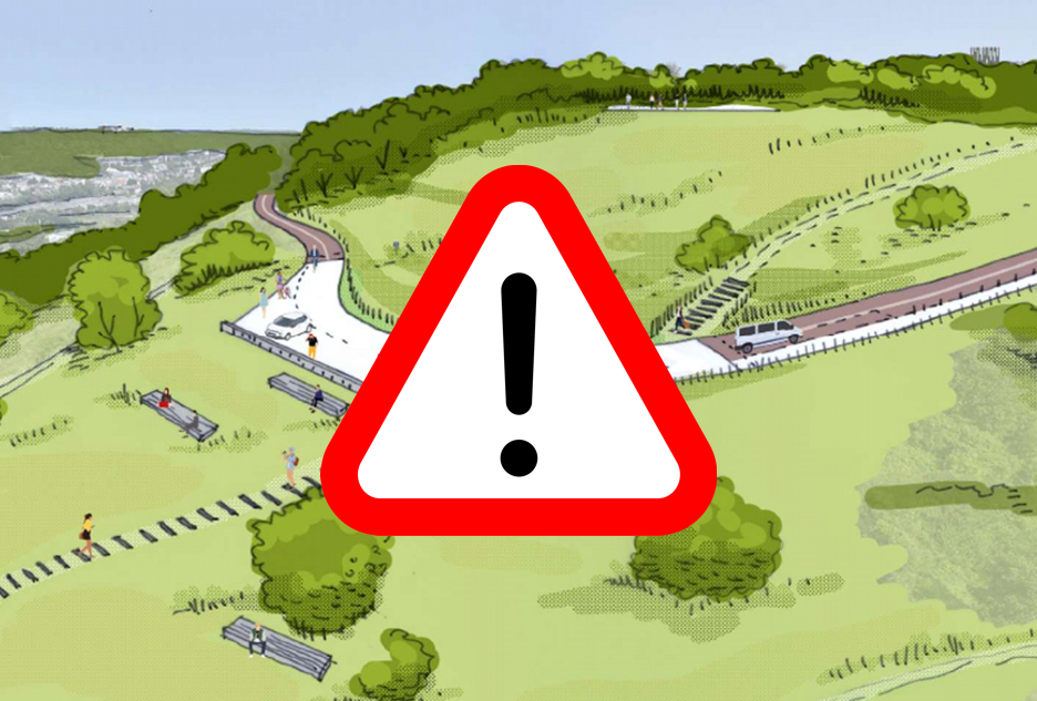 Non à la destruction d’espèces protégées sur la côte Sainte-Catherine