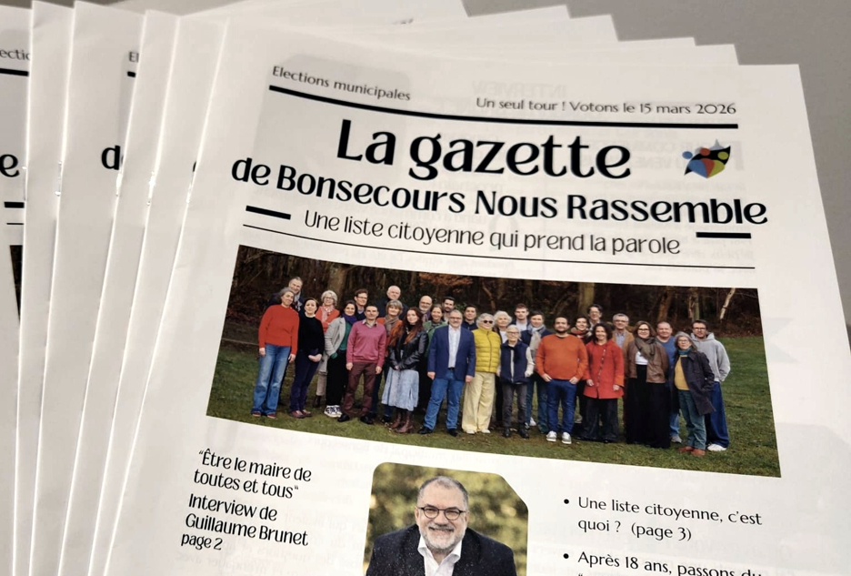 Dernière ligne droite avant de voter dimanche : distribution de « La gazette »